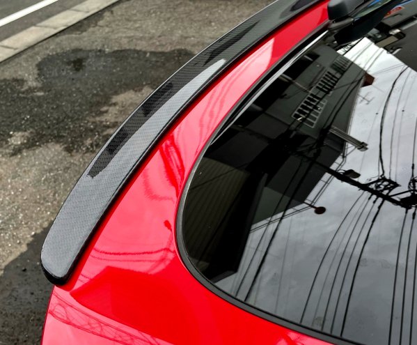 SEEKER FRP REAR SPOILER RED METALLIC R565M FOR HONDA CIVIC FL1 16020-FL1-F02-RD