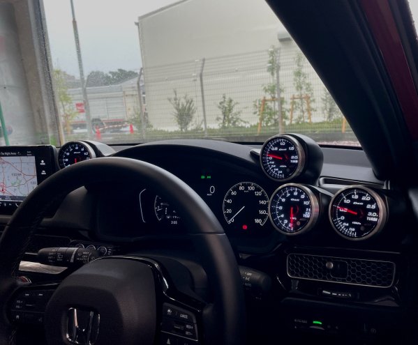 SEEKER FRP SINGLE METER HOOD C-TYPE BOTH SIDES FOR HONDA CIVIC FL1 FL5 17000-FL1-F0C