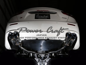 POWER CRAFT HYBRID EXHAUST MUFFLER SYSTEM FOR MASERATI GHIBLI 2013.1- 2017.10 P-MAS800101
