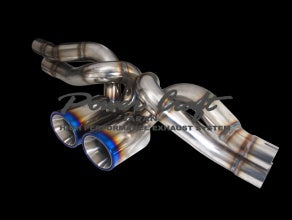 POWER CRAFT HYBRID EXHAUST MUFFLER SYSTEM WITH BLACK TAIL FOR PORSCHE 991 GT3 PORSCHE 991 GT3 RS P-PO640104-BKT