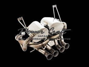 POWER CRAFT HYBRID EXHAUST MUFFLER SYSTEM STOCK TAIL FOR LAMBORGHINI AVENTADOR LP700 LP720 P-LA340101