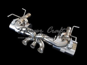 POWER CRAFT HYBRID EXHAUST MUFFLER SYSTEM WITH RACING STRAIGHT CATALYZER FOR FERRARI 488 ITALIA P-FE450101-SE