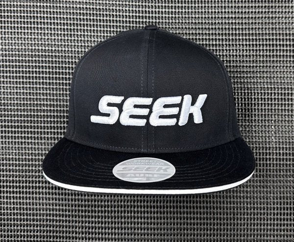 SEEKER SEEK FLAT VISOR CAP BIG LOGO FOR  SEEK-CAP-001