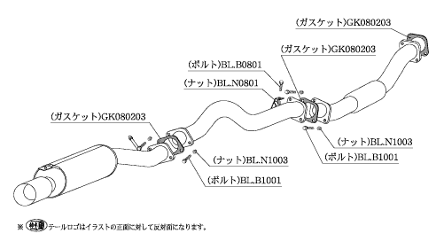 KAKIMOTO RACING EXHAUST KAKIMOTO.R FOR NISSAN SKYLINE HR31  NS315