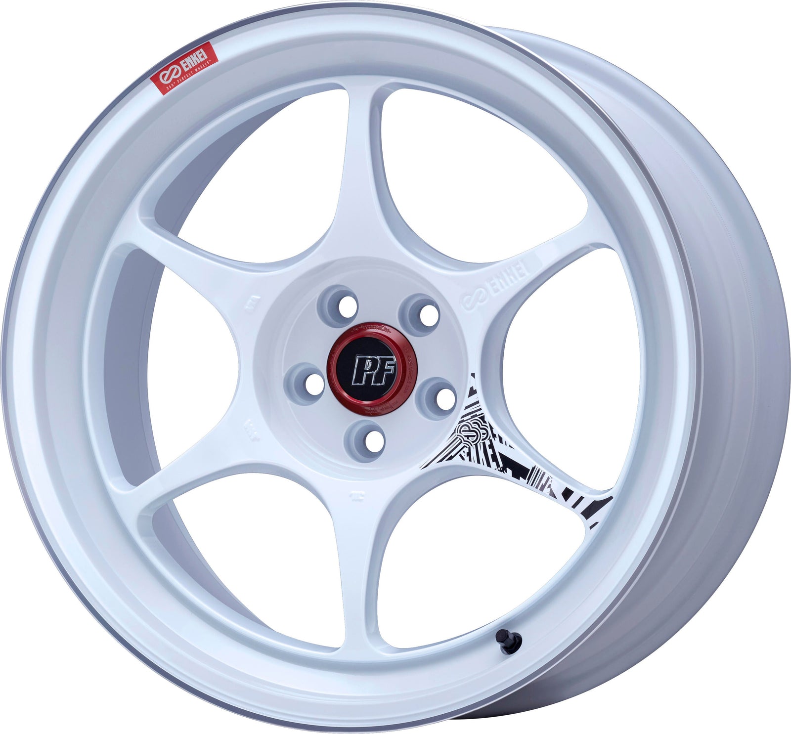 ENKEI PERFORMANCELINE PF06 17X9.5J 114.3X5 22 MACHINING WHITE ENKEI-00730