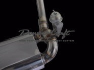POWER CRAFT HYBRID EXHAUST MUFFLER SYSTEM WITH BLACK TAIL FOR PORSCHE 981 CAYMAN S BOXSTER S CAYMAN GT4 GTS GT4 3.8L GTS P-PO700101-BKT