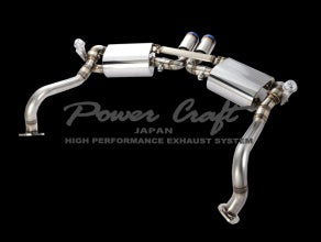 POWER CRAFT HYBRID EXHAUST MUFFLER SYSTEM WITH BLACK TAIL LATE MODEL FOR PORSCHE 987 BOXSTER PORSCHE 987 CAYMAN KOUKI P-PO500103-BKT