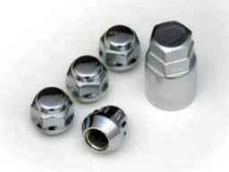 RAYS LOCK & NUT 19HEX NUT & LOCK SET (FOR L22 SHORT TYPE 4H) BLACK M12X1.5 FOR  7408-BLACK-M12-1-5-2