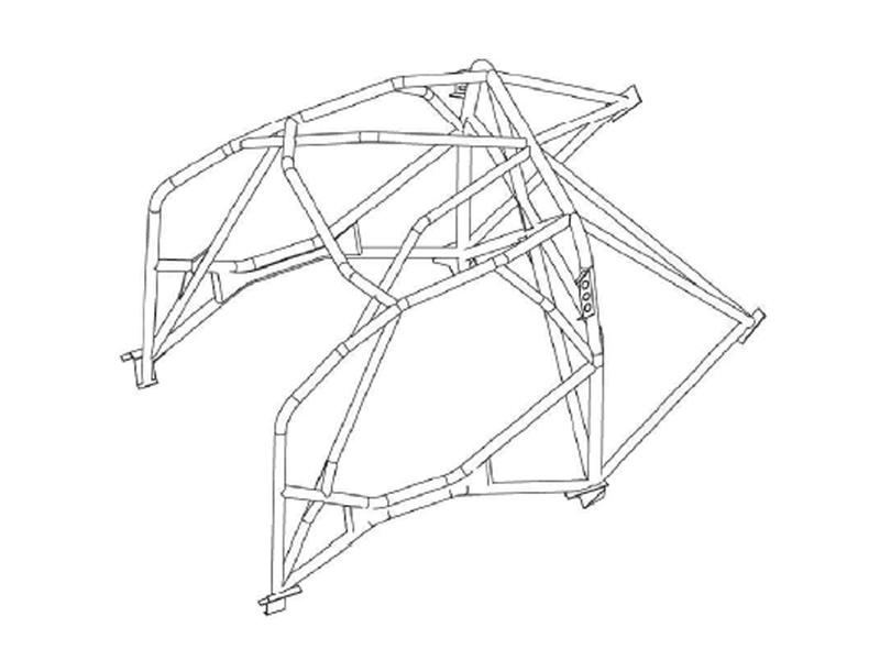 CUSCO ASN ROLL CAGE SAFETY21 For TOYOTA GR YARIS GXPA16 1C7 29W 20