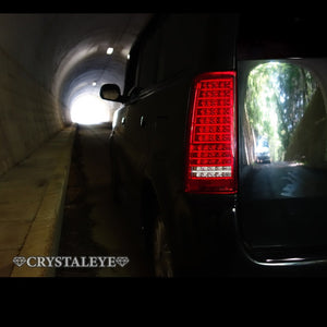 CRYSTAL EYE FULL LED TAIL LAMP WITH ACRYLIC BAR V2 (RED CLEAR) FOR TOYOTA BB QNC30  D003RC