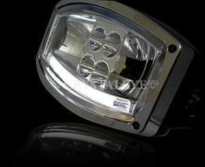 CRYSTAL EYE 12V 24V LED DRIVING LIGHT V2 BARREL LIGHT SPOTLIGHT FOG LAMP HIGH POWER LED FOR TRUCKS HEAVY MACHINERY TRACTORS SHIPS G006FG