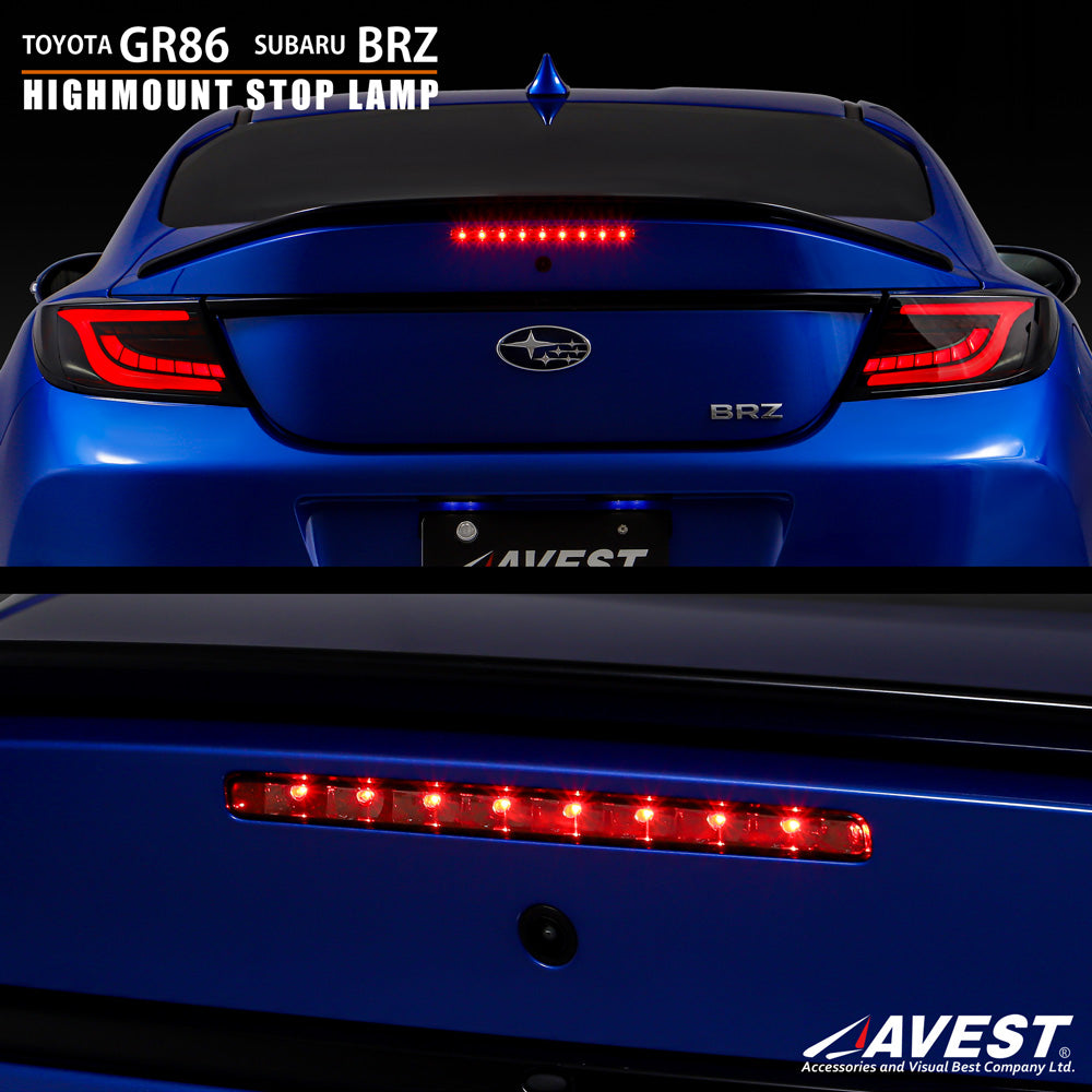 AVEST HIGH MOUNT STOP LIGHT SMOKE FOR TOYOTA GR86 ZD8 SUBARU BRZ ZD8 TO6003-U-SC