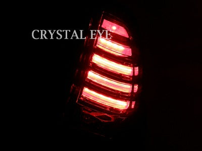 CRYSTAL EYE LX470 TYPE LED TAIL LAMP, SMOKED FOR TOYOTA LAND CRUISER PRADO 120  L106SM