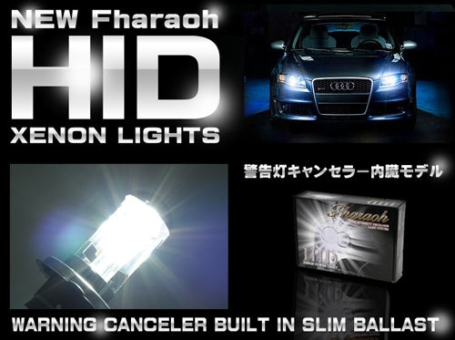 CRYSTAL EYE PHARAOH NEW HID KIT H4 HIGH LOW 6500 KELVIN WITH BUILT-IN BULB FAILURE WARNING CANCELLER FOR  C017HI