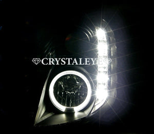 CRYSTAL EYE CULLING PROJECTOR HEADLIGHTS (BLACK) FOR NISSAN SKYLINE SEDAN V35 S092BK