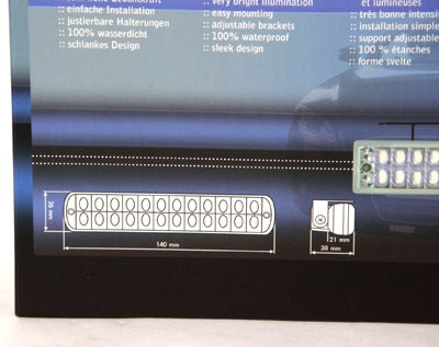 CRYSTAL EYE LED DAY LAMP DAYLIGHT HIGH BRIGHTNESS LED 26 PIECES 4.0 WATT TYPE FOR  F007DL