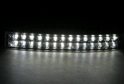 CRYSTAL EYE LED DAY LAMP, DAYLIGHT, 28 LEDS, 4.8 WATT TYPE, 15° TILT ANGLE FOR  F004DL