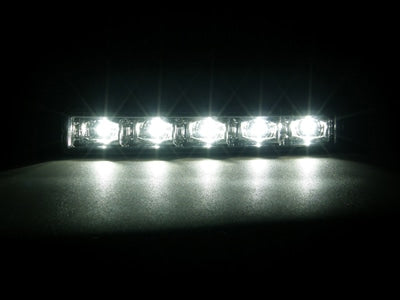 CRYSTAL EYE LED DAY LAMP, DAYLIGHT, HIGH BRIGHTNESS, HIGH POWER LED X 5, INDOOR SWITCH KIT INCLUDED, CHROME FOR  S098CR