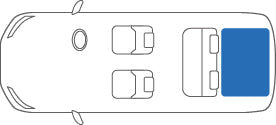 KARO KRONE TWEED BLACK LUGGAGE MATS FOR FIAT ABARTH 31214T KRONE-3919-BLACK