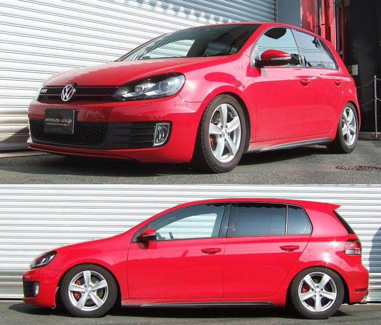 RS-R BEST-I COILOVER SUSPENSION RECOMMENDED SPRING RATE FOR VOLKSWAGEN GOLF 6 1KCCZ BIVW014M