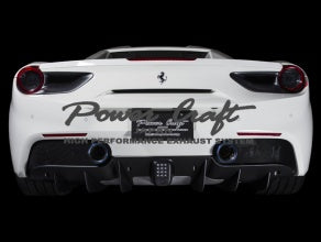 POWER CRAFT HYBRID EXHAUST MUFFLER SYSTEM FOR FERRARI 488 PISTA P-FE880101