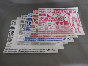 CAR MAKE T&E VERTEX-RC STICKER BLACK [BK] VES- FOR  CARMAKETE-03000