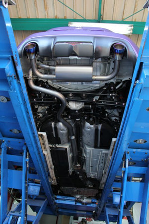 CAR MAKE T&E [TOYOTA ZN6 86] LEGERFORT FULL TITANIUM MUFFLER LEFT SINGLE DASHI (NO CENTER PIPE SUB TYCO) 70Φ FOR  CARMAKETE-02950