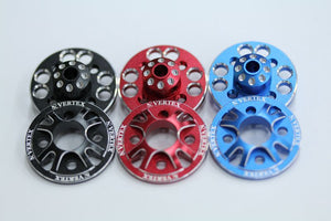 CAR MAKE T&E [VERTEX-RC] SPUR HOLDER STOPPER SET DRB DIB BLACK VT-012 FOR  CARMAKETE-02031