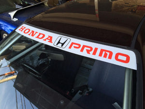 ZEROFIGHTER HONDA PRIMO WINDOW STICKER WHITE ZEROF-01231