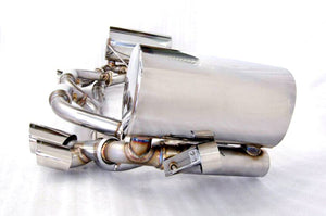 KREISSIEG CAT-BACK F1 SOUND VALVETRONIC EXHAUST SYSTEM TITANIUM FLOATING CURL TAIL SANDBLASTED KSG LOGO MARK FOR PORSCHE 996 CARRERA 4S  P996C4-01-TITANIUM