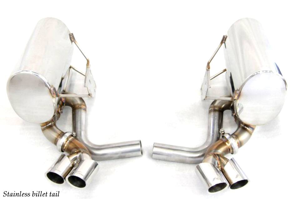 KREISSIEG CAT-BACK F1 SOUND VALVETRONIC EXHAUST SYSTEM TITANIUM FLOATING CURL TAIL SANDBLASTED KSG LOGO MARK FOR PORSCHE 996 CARRERA 98'~02' 3.4L P996CE-01-TITANIUM-3.4L