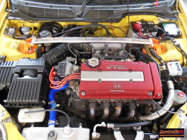 ZEROFIGHTER FRONT STRUT ALUMINUM TOWER BAR For INTEGRA DC1 DB6 ZEROF-00956