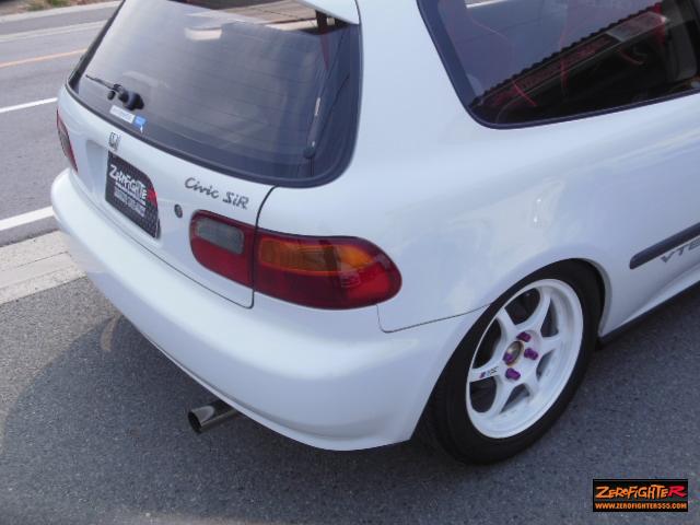 ZEROFIGHTER STRAIGHT MUFFLER REAR For HONDA EG4 EG5 EG6 EJ1 EG9 ZEROF-00434