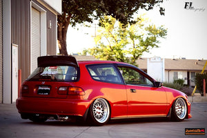 ZEROFIGHTER CLEAR WING SPOILER 3 DOORS For CIVIC 3-DOOR CAR EG ZEROF-00604