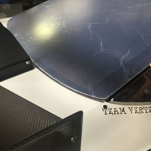 CAR MAKE T&E POLYCARBONATE REAR GLASS WITH WEATHERPROOF TREATMENT ON BOTH SIDES (4MM THICKNESS) NISSAN 180SX FOR  CARMAKETE-02006