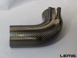 LEMS DRY CARBON INTAKE PIPE BLUE HOSE FOR LEXUS IS500 L117-BLUE