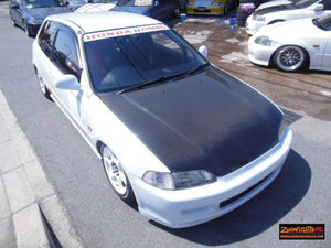 ZEROFIGHTER LIGHTWEIGHT CARBON BONNET HOOD For CIVIC FERIO EG9 ZEROF-00599