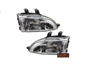 ZEROFIGHTER US OEM GLASS HEADLIGHT OEM For CIVIC FERIO 4Dr EG ZEROF-00606