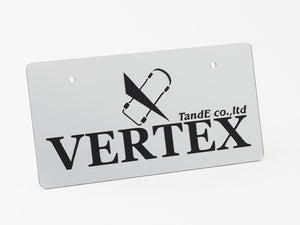 CAR MAKE T&E VERTEX DECORATIVE PLATE JAPAN SIZE GOLD CHROME GOLD CHROME FOR  CARMAKETE-01219