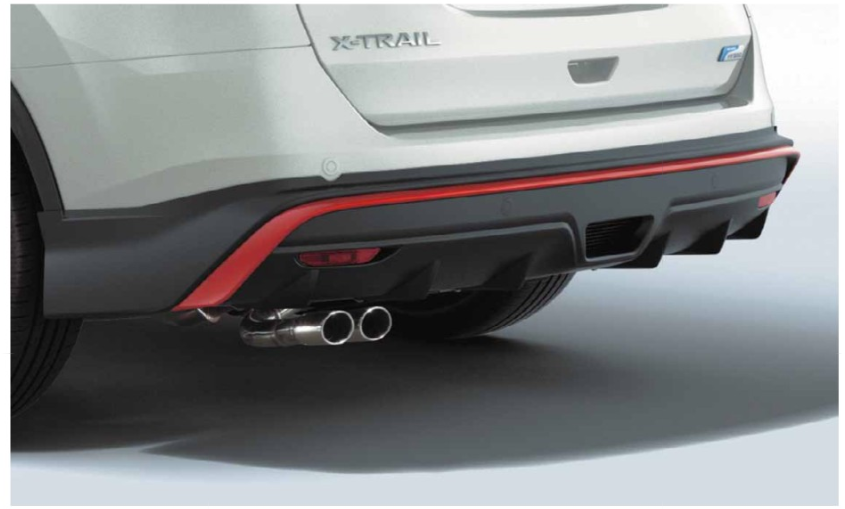NISMO Rear Under Spoiler WO Sonar  For X-Trail T32 -17/6  8502S-RN2T0