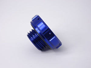 ZEROFIGHTER ALUMINUM RACING OIL FILLER CAP BLUE ALUMITE ZEROF-00047