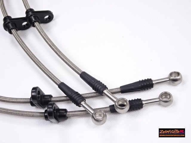 ZEROFIGHTER STAINLESS MESH BRAKE LINE SYSTEM For S2000 AP1 AP2 ZEROF-01083