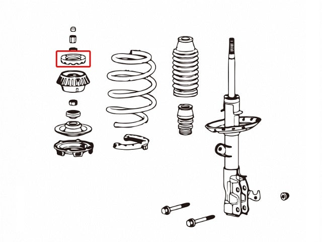 ZEROFIGHTER FRONT REINFORCED STRUT MOUNT DAMPER For CR-Z ZF1 ZF2 ZEROF-00214