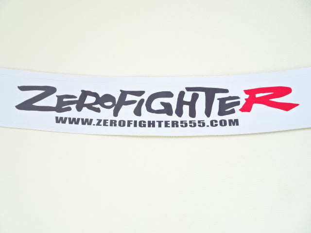 ZEROFIGHTER WINDOW STICKER WHITE ZEROF-00001