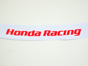 ZEROFIGHTER HONDA RACING WINDOW STICKER, RED LETTERING ZEROF-01230