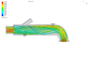 FLATWELL HIGH-FLOW ALUMINUM TURBO PIPE FOR HONDA S660 JW5 FLATWELL-00003