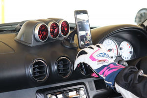 CAR MAKE T&E [PDG] STRONGEST MAGNET HOLDER (FOR AIR CONDITIONER LOUVER) STRONGEST SMARTPHONE HOLDER FOR AIR CONDITIONER LOUVER SET OF 5 PDGHC001-BK FOR  CARMAKETE-01195