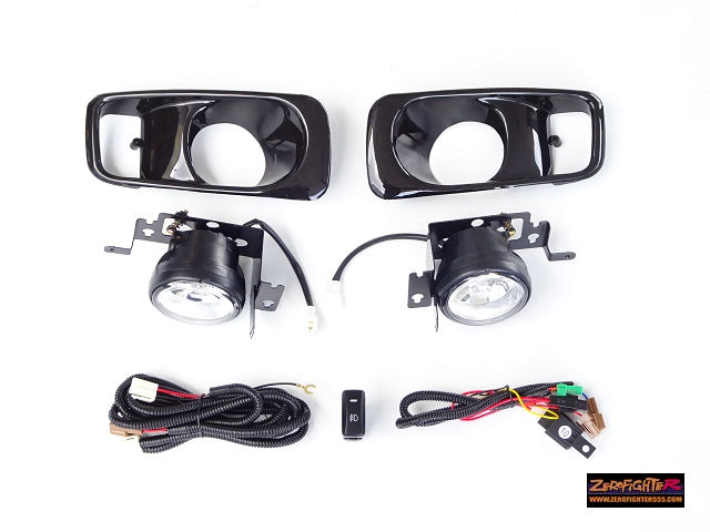 ZEROFIGHTER EK CIVIC LATE MODEL FOG LAMP UNIT YELLOW-CLEAR ZEROF-00796