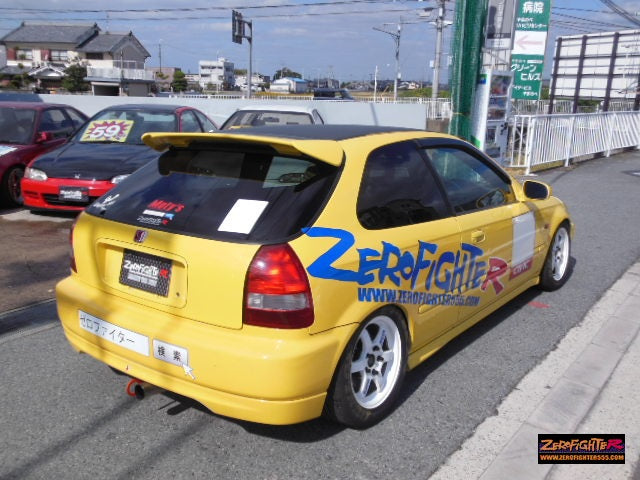 ZEROFIGHTER CENTER OUT STRAIGHT MUFFLER A For CIVIC EK4 3Dr CAR ZEROF-00648