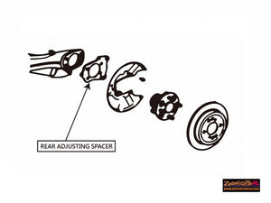 ZEROFIGHTER REAR ADJUSTING SPACER RACE For FIT DISC BRAKE CAR GK5 ZEROF-00193